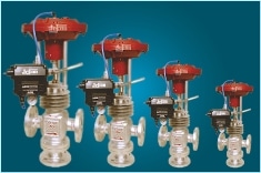 Pneumatic Positioner Operated Controls Valve